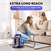 INSE Portable Spot Stain Cleaner for Upholstery and Carpet, Includes 8.5oz Deep Clean Pro Formula, C7