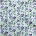 thumbnail image 1 of oneOone Cotton Silk Sea Green Fabric Florals Diy Clothing Quilting Fabric Print Fabric By Yard 42 Inch Wide, 1 of 4