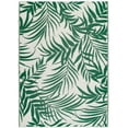thumbnail image 5 of Mainstays Green Palm Plastic Outdoor Rug, 5'x7', 5 of 11