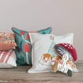 thumbnail image 2 of Creative Co-op Mushroom Shaped Embroidered Pillow, 2 of 4