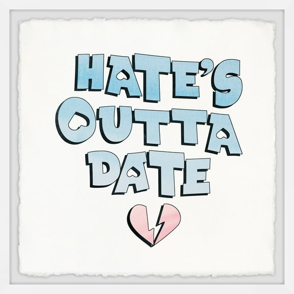 Marmont Hill Hate's Outta Date III Framed Wall Art