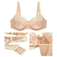 thumbnail image 5 of Sexy Women's Plus Size Lace Thin Bra 80E-105E, 5 of 9