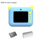 thumbnail image 4 of Injueey Cámara para niños Impresión instantánea Camera16 / 32GB Print para niños Regalo de cumpleaños Cámara 1080P con papel Accesorios de cámara y óptica Azul 32GB, 4 of 6