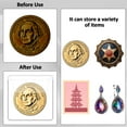 thumbnail image 4 of 50Pcs Single Pocket Coin Sleeves, 2.2x2.2inch Single Pocket Coin Flips Sleeves, Clear Coin Protectors Individual Plastic Coin Pocket Holders for Coin Currency Bills Collectors Protector, 4 of 7