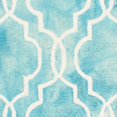 thumbnail image 2 of Safavieh Dip Dyed Turquoise Contemporary Rug - 4' x 6', 2 of 4