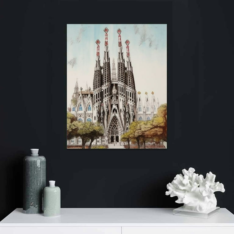 絵画-PUEBLO NUEVO(BARCELONA) Nawypu Sagrada Familia, Barcelona, Spain, Barcelona
