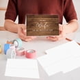 thumbnail image 2 of Koyal Wholesale Wedding Day Gift Cards Set with Envelopes Set of 12, Rustic Wood, 2 of 5