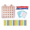thumbnail image 4 of Juguete de madera con cordones, material didáctico, dibujos animados, habilidades motoras finas para bebés de 3, 4, 5 y 6 años Conejo, 4 of 9
