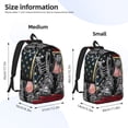 thumbnail image 2 of Disketp Veterans Day1 Mochila de Lona Estampada, Mochila Escolar de Viaje Ligera para Estudiantes y Portátil-Medium, 2 of 5
