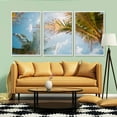 thumbnail image 3 of IDEA4WALL 3 Piece Canvas Wall Art Tropical Palm Trees Canvas Prints Framed Wall Art Decor, 3 of 4