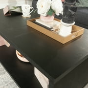 Mainstays Westley Coffee Table, Black Wood Finish