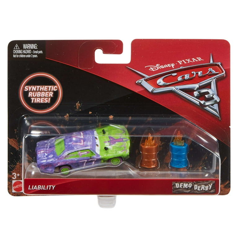 Disney/Pixar Cars 3 Crazy 8 Die-cast Liability with Accessory