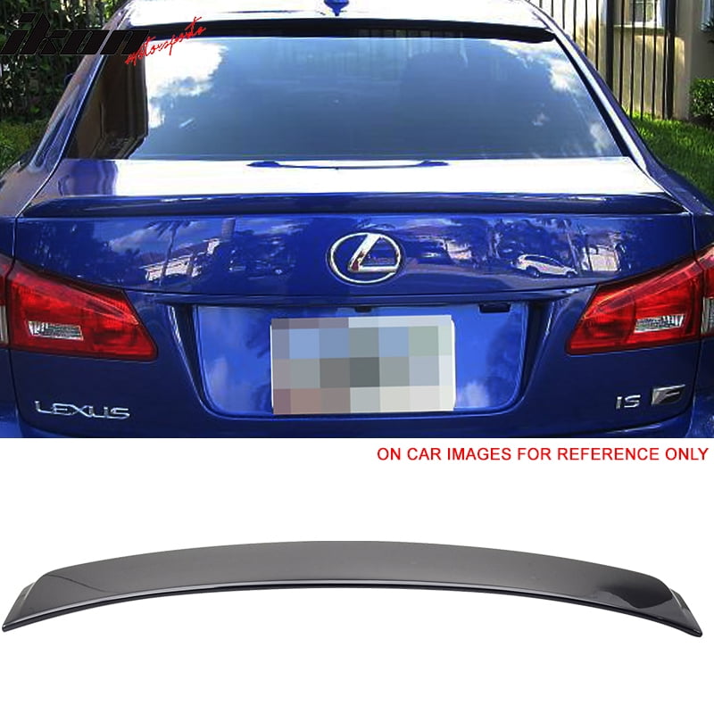 Fit 06-13 Lexus IS250 OE Sty #1G1 Tungsten Pearl Metallic Painted Roof Spoiler