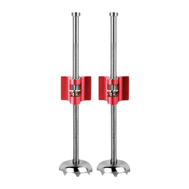 DYNWAVECA 2 Pcs Support de Réservoir de Pêche Extension de Jambe Léger Détactable Robuste pour Randonnée Rouge