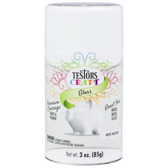 TESTOR CORPORATION 3OZ WHT Wedd GLS Paint 304353