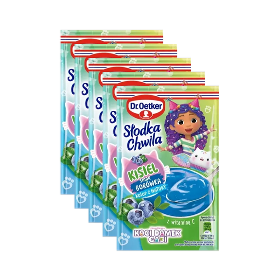 Dr. Oetker instant jelly dessert BLUEBERRY