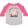 thumbnail image 3 of Inktastic Pop Pop's Little Sweetie with Pink Heart Cookie Boys or Girls Toddler T-Shirt, 3 of 5