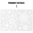 thumbnail image 4 of 4pcs plantillas de pintura de bricolaje plantillas de copo de nieve plantillas de dibujo de plástico herramientas de pintura, 4 of 7