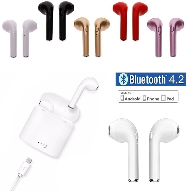 Stereo Headset i7s tws Sweatproof Headphones Bluetooth Wireless