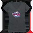 thumbnail image 1 of Womens Detroit Mercy University Cinder Tee, Heather Charcoal - Small, 1 of 1