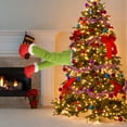 thumbnail image 4 of Gupgi Christmas Tree Thief Garland Prosthetic Leg Jolly Santa Wreath, 4 of 6