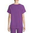 thumbnail image 4 of ClimateRight by Cuddl Duds Short Sleeve V-Neck Scrub Top (Women's ), 4 of 5