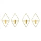 thumbnail image 1 of 4X Jardinero Colgante de Pared Geométrico Rómbico, Elegante y Duradero, Soporte para Plantas de Pared, Maceteros Colgantes, Soporte para Flores de Hierro B, 1 of 5