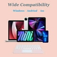 thumbnail image 3 of CHOK Wireless Bluetooth Keyboard with Touchpad for ipad  Portable Mini Small Universal Rechargeable 10 inch Ultra-Slim Wireless Keyboard for Tablet Smartphone PC Computer Laptop Windows A, 3 of 7