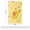 thumbnail image 2 of Manta de Pikachu de varios tamaños, súper suave, de tela con superficie vertical, acogedora y cálida, adecuada para cama, sofá, camping, viajes, para todas las estaciones, ligera y compacta, 30 x 50, 2 of 8