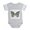 Heather Gray, variant on CafePress - Fantasy Butterfly 13 - Cute Infant Baby Football Bodysuit