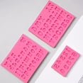 thumbnail image 4 of Inteprter Moldes para mousse Suministros para fiestas Accesorios de cocina Número de molde en relieve Fundición de dulces Die Celebration Postre Capital Cocina y Comedor Capital/Rosa Inteprter HA062186-01B, 4 of 6