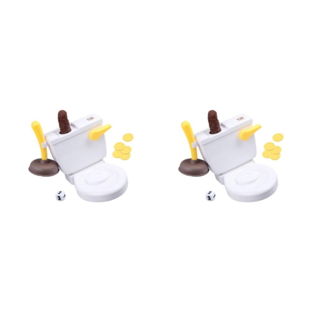 Vogacara Flushing Toilet Toy Joke Toy for Boys Favors Adults and Girls Kids Party Tipo B 2Conjunto