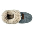thumbnail image 5 of Gaahuu womens cozee fleece faux shearling collared memory foam fullfoot slipper, 5 of 5
