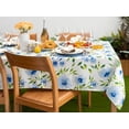 thumbnail image 2 of Indoor Outdoor Tabletop for Spring Summer Decorations, Picnics and Dinner Parties - Stain and Water Resistant, Spring Blossoms, Tablecloth, 60 x 120 Rectangle, 2 of 5