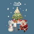 thumbnail image 1 of Christmas Decorations Glass Stickers Window Stickers Christmas Tree Old Man Christmas Stickers, 1 of 5