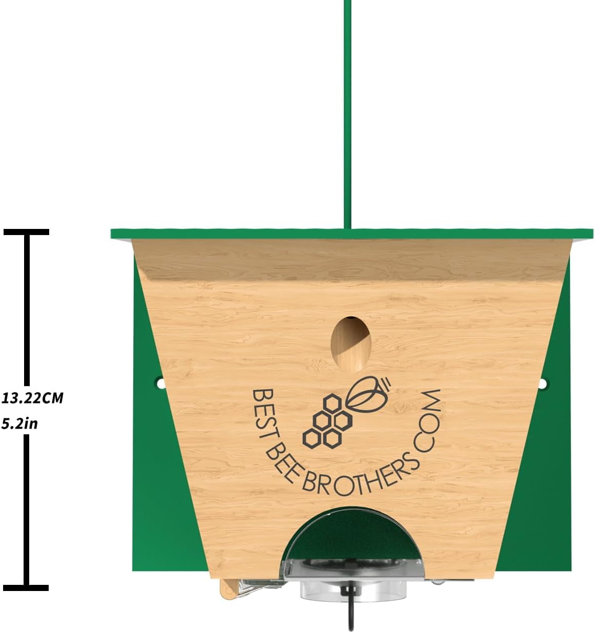 2-pack Best Bee Brothers Turbo Trap 2.0 - Professional Grade Carpenter Bee Trap, Bee Vault - 2 Pack — Residential Use, Standard Application
