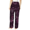 thumbnail image 3 of Daiia Snowflakes and Hearts Women's Sleep Pant with Pockets and Drawstring,Pajama Pants-X-Large, 3 of 9