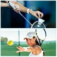 thumbnail image 5 of Unique Bargains 55 Yards x 0.6 in PU Tennis Racket Badminton Racquet Grip Finishing Tapes, Blue, 5 of 5