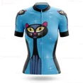 thumbnail image 3 of Maillot de ciclismo para mujer, camiseta de manga corta de verano 2024, camisetas transpirables para bicicleta de montaña, camisetas deportivas para bicicleta de carretera con dibujos de gatos, 3 of 5