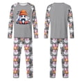 thumbnail image 4 of Matching Halloween Pajamas Set for Whole Family, Breathable Long Sleeve Halloween Family Pajamas with Ghost Drink Print, Fun Family Halloween Pajama Set Party, 4 of 4