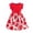 Red, variant on NOLDARES Girls Summer Beach Dress Floral Hawaiian Halter Chiffon Party Vacation Sundress(Pink,4-5 Years)