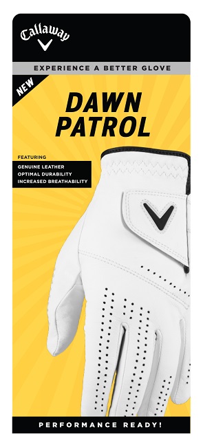 Callaway Dawn Patrol Golf Glove, M/L, White photo 3