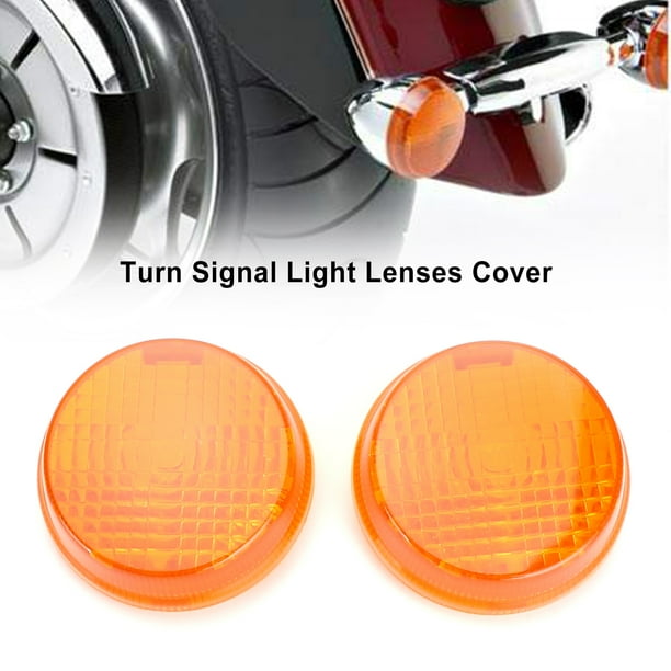 Cubierta de lentes de luz de señal de giro para Honda Shadow Spirit VT750 Vulcan VN ámbar