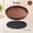 Brown, variant on Ceramic Plant Saucer Tray Set of 2, 7 Inch Heavy Duty Glazed Round Drip Catch Basin for Indoor Outdoor Flower Pots Bottom ≤ 6.8 Inch