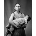 thumbnail image 2 of Portrait of young mother holding baby boy Poster Print (18 x 24), 2 of 4
