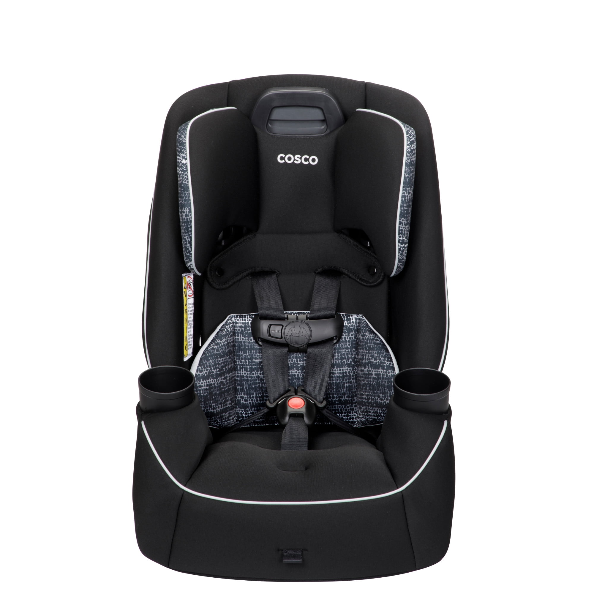 Cosco Kids Easy Elite Slim All-in-One Convertible Car Seat, Black India Ink, Infant & Toddler, Unisex
