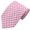 Pink, variant on Jacob Alexander Men's Gingham Checkered Pattern Regular Length Neck Tie - Royal Blue
