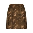thumbnail image 5 of BiZtdJrK Tennis Sport Skort for Women Camo Print High Waist Athletic Skirt Gym Workout Skorts on sale clearance items Coffee XXL, 5 of 8