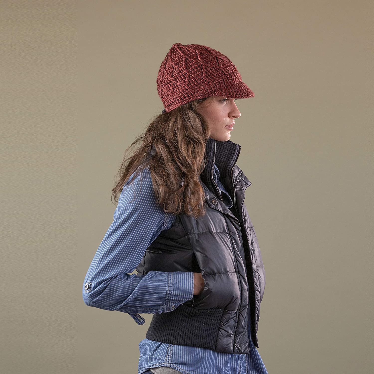 pistil Womens Jax Short Brim Beanie 