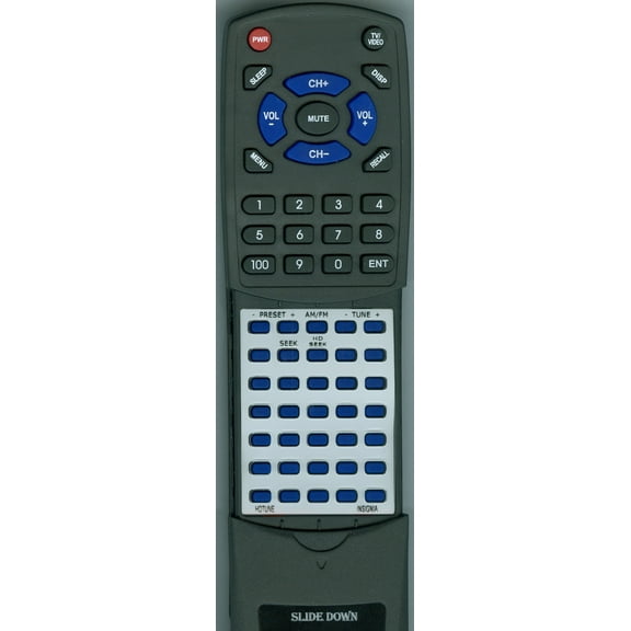 Replacement Remote for INSIGNIA HDTUNE-REMOTE, HDTUNEREMOTE, RTHDTUNE, NSHDTUNE